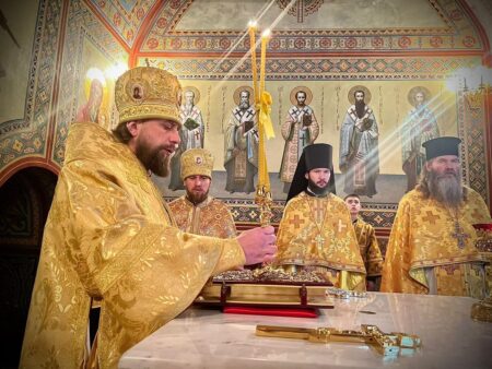У Києво-Печерській Лаврі відзначили день апостола Андрія Першозванного святковою літургією