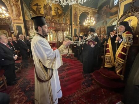 Патріарх Варфоломій провів урочисте богослужіння у храмі святого Миколая в Афінах