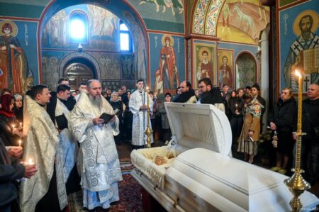 Блаженнійший Епіфаній провів у столиці чин похорону Діани Попової