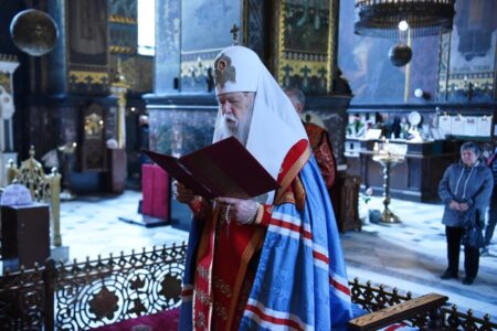 Патріарх Філарет відслужив молебень за перемогу України у 80-ту річницю перемоги над нацизмом