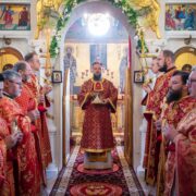 Святкова літургія у Вишгороді: архієпископ Агапіт вшанував пам’ять Бориса і Гліба