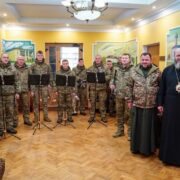 Різдво у строю: військовий оркестр Нацгвардії з колядою у Волинській єпархії