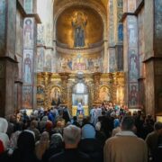 У Володимирському соборі звершено літію на могилі Патріарха Філарета