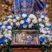 У Володимирському соборі звершили акафіст святій великомучениці Варварі та літію на могилі Патріарха Філарета