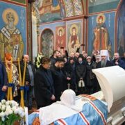 Володимир Зеленський із дружиною вшанували пам’ять Патріарха Філарета у Михайлівському соборі