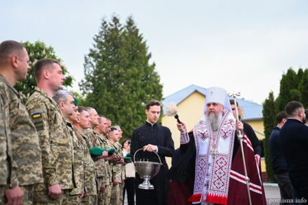 Митрополит Епіфаній у Львові освятив храм-каплицю для прикордонників України
