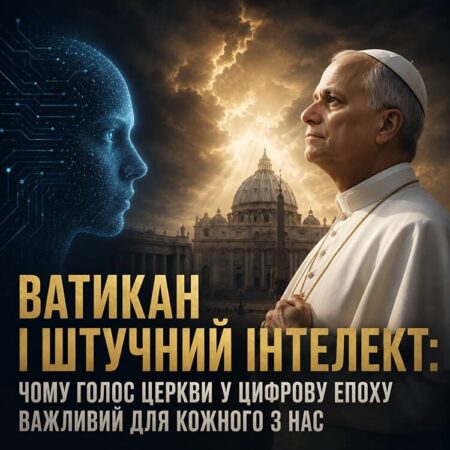 Ватикан і штучний інтелект: чому голос Церкви у цифрову епоху важливий для кожного з нас