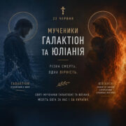 Ті, кого не пам’ятає світ, але пам’ятає Бог: мученики Галактіон та Юліанія і таємниця святості в Православній Церкві