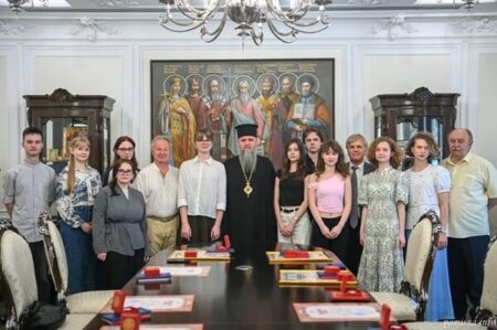 Митрополит Епіфаній зустрівся зі студентами та викладачами КНУБА