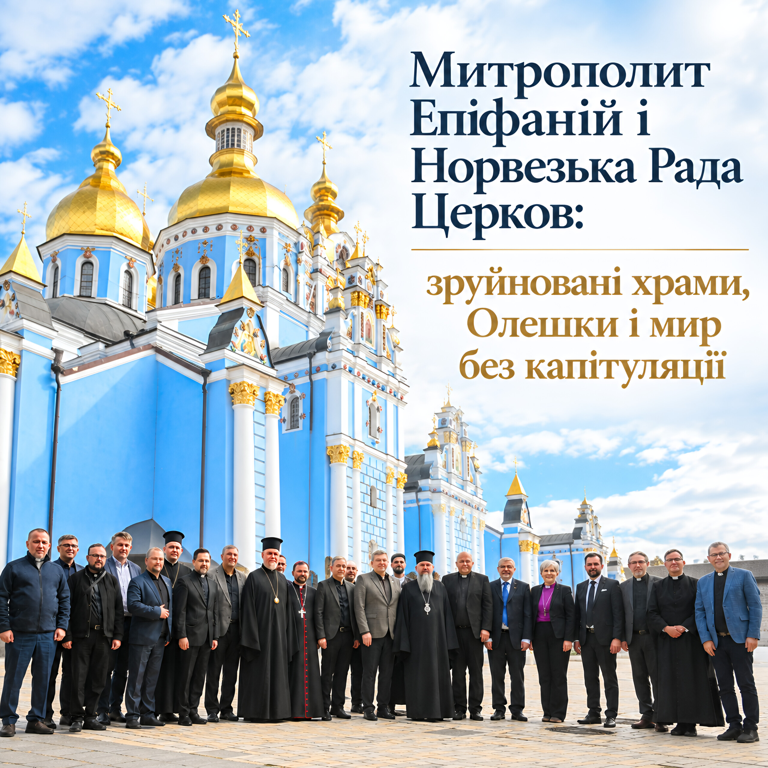 Предстоятель взяв участь у зустрічі Всеукраїнської Ради Церков і релігійних організацій з делегацією Норвезької Ради Церков